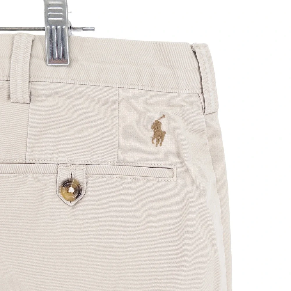 Polo Ralph Lauren Mens 38x32 Stretch Classic Fit Chino Pants Khaki Tan Preppy